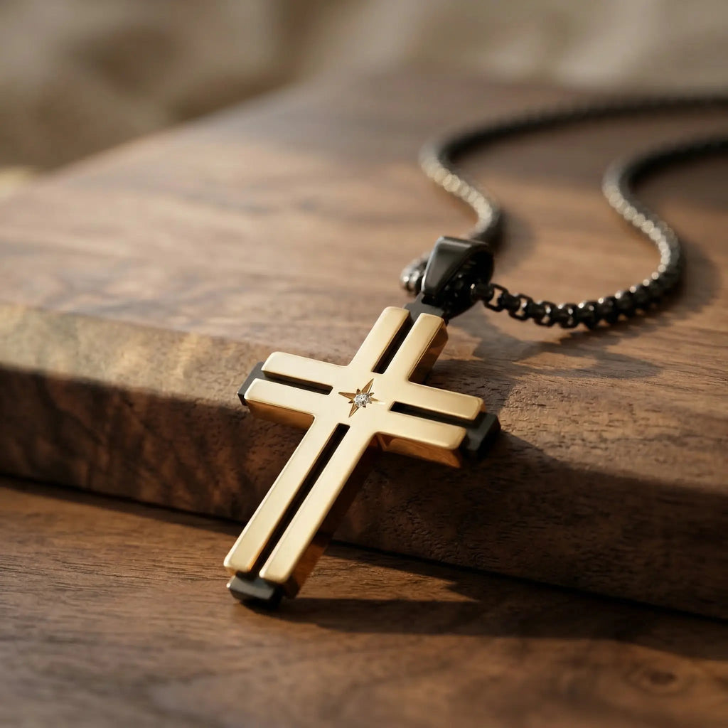 Cole Cross Necklace