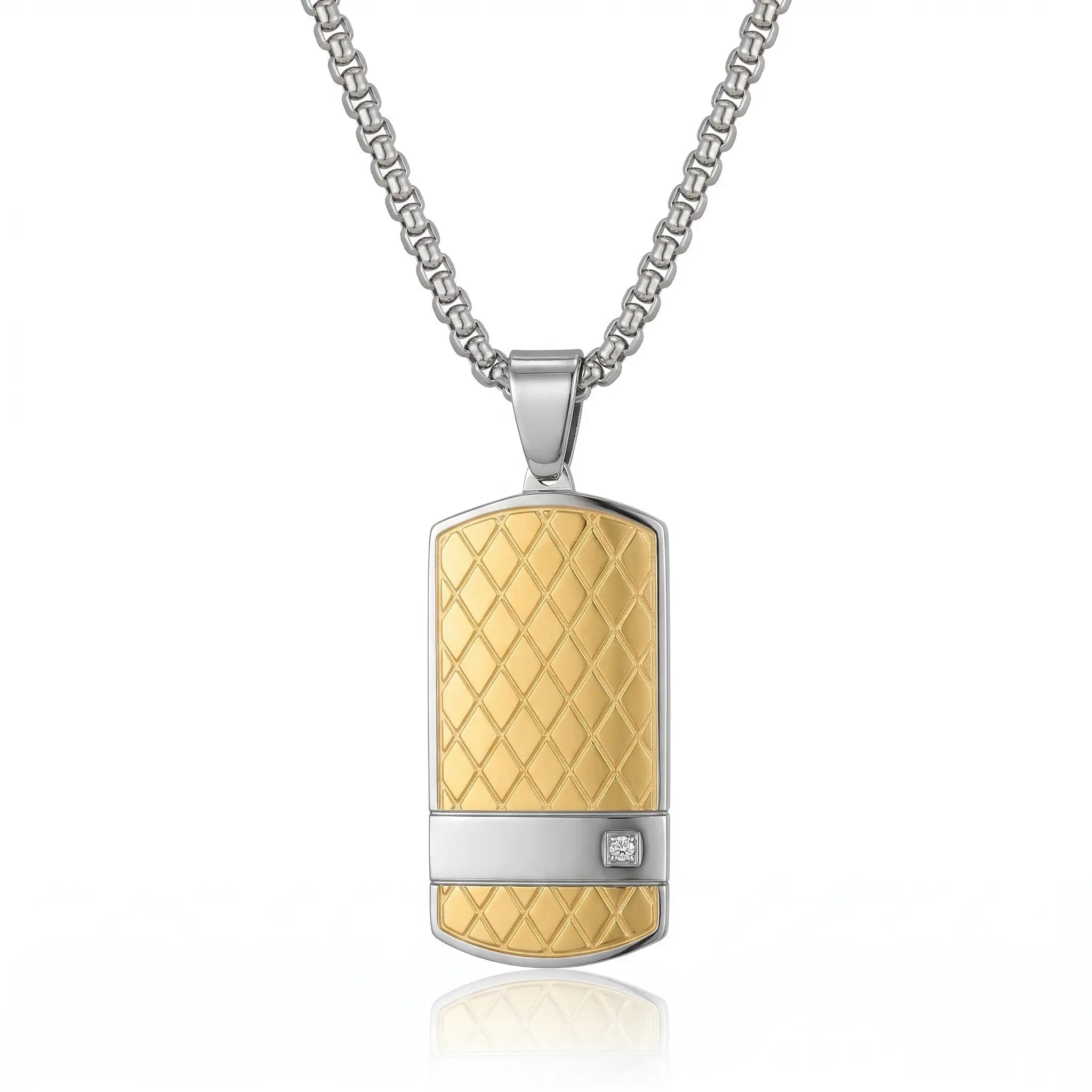 Corsa Tag Necklace