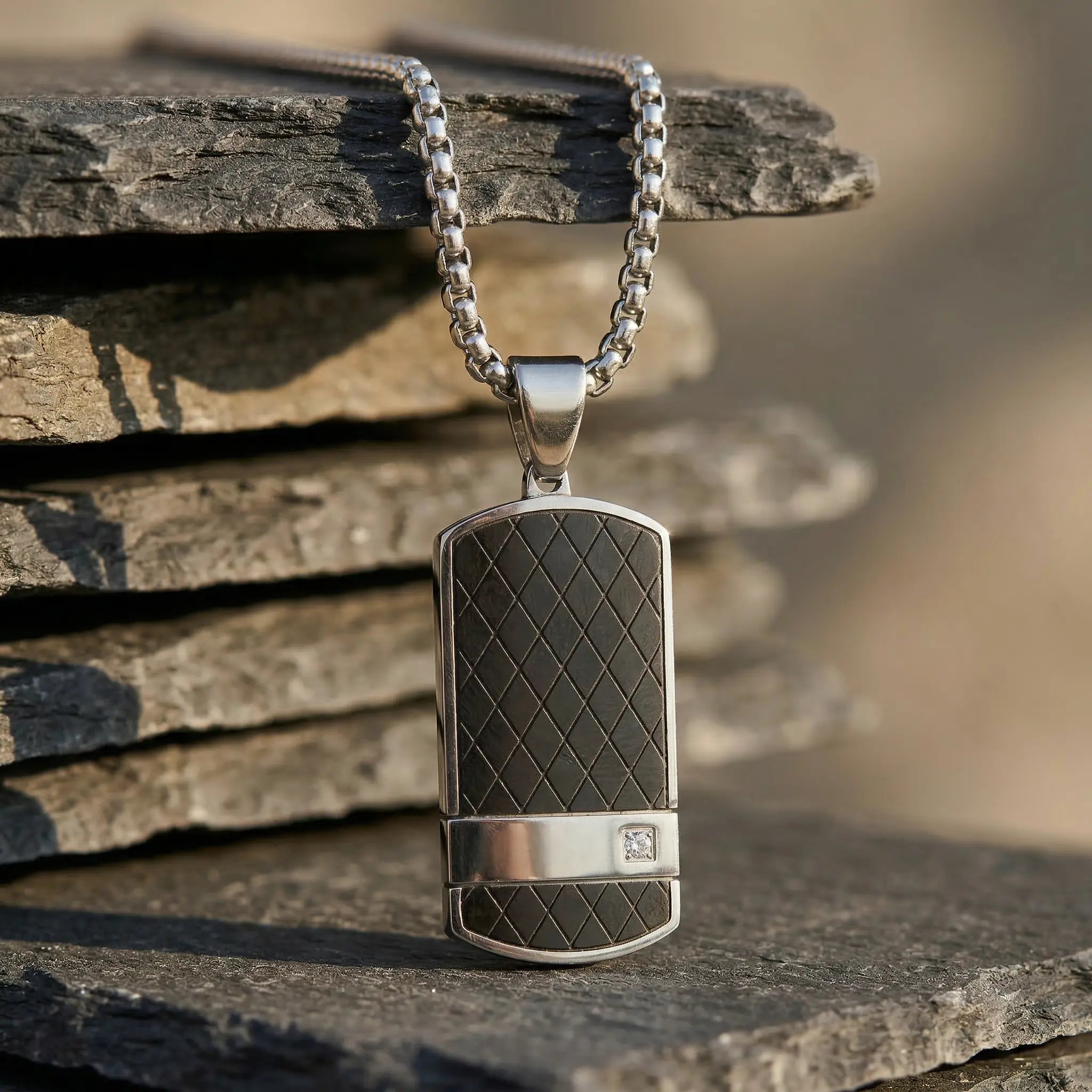 Corsa Tag Necklace