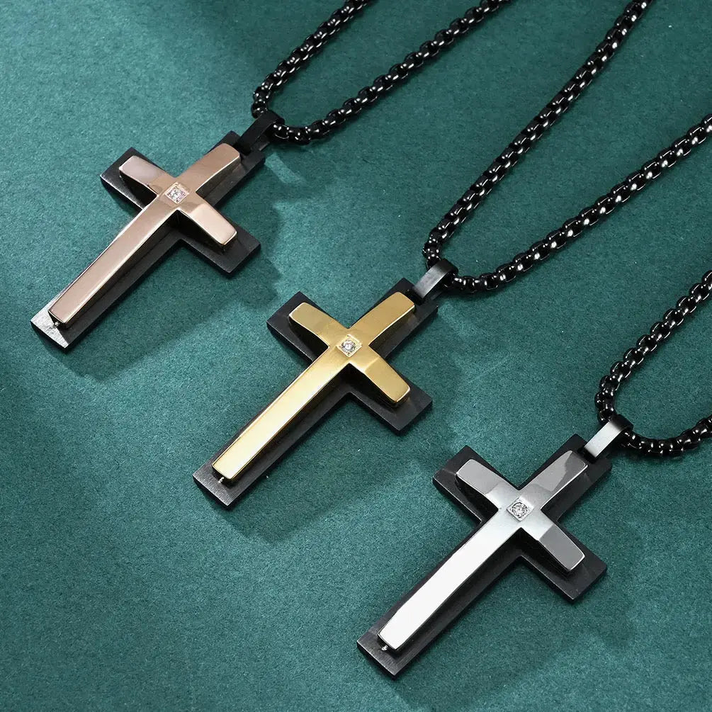 Ebon Cross Necklace