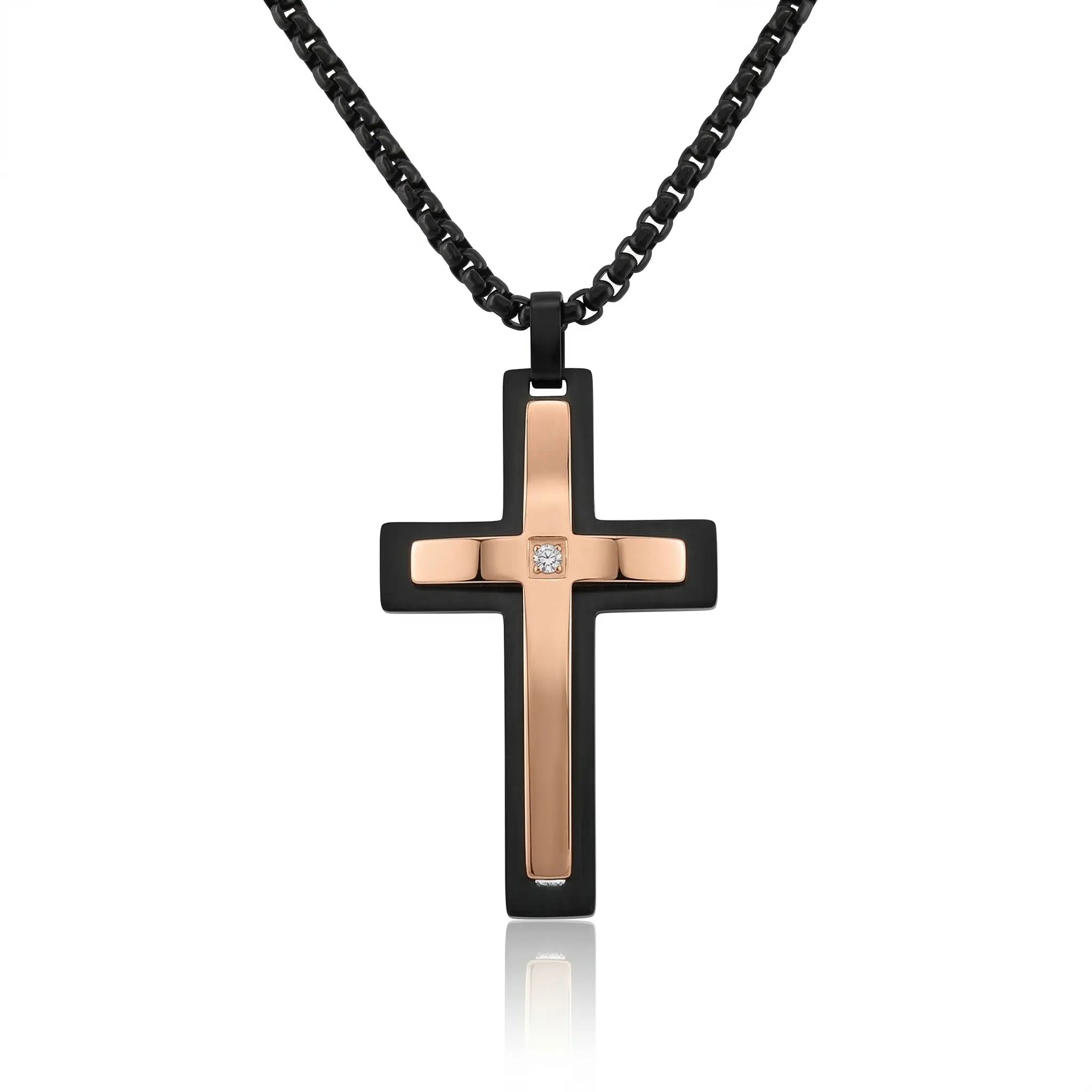Ebon Cross Necklace
