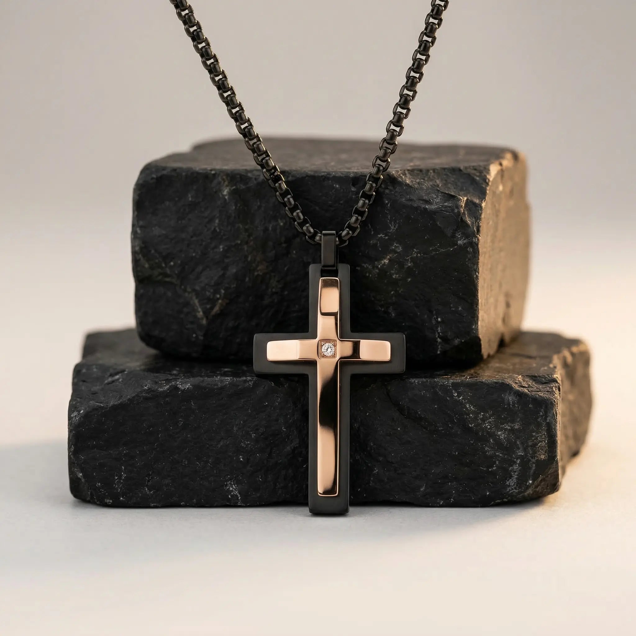 Ebon Cross Necklace