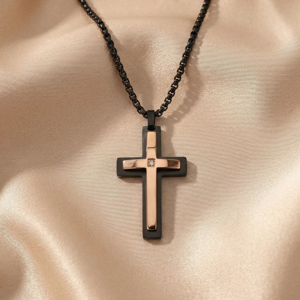 Ebon Cross Necklace