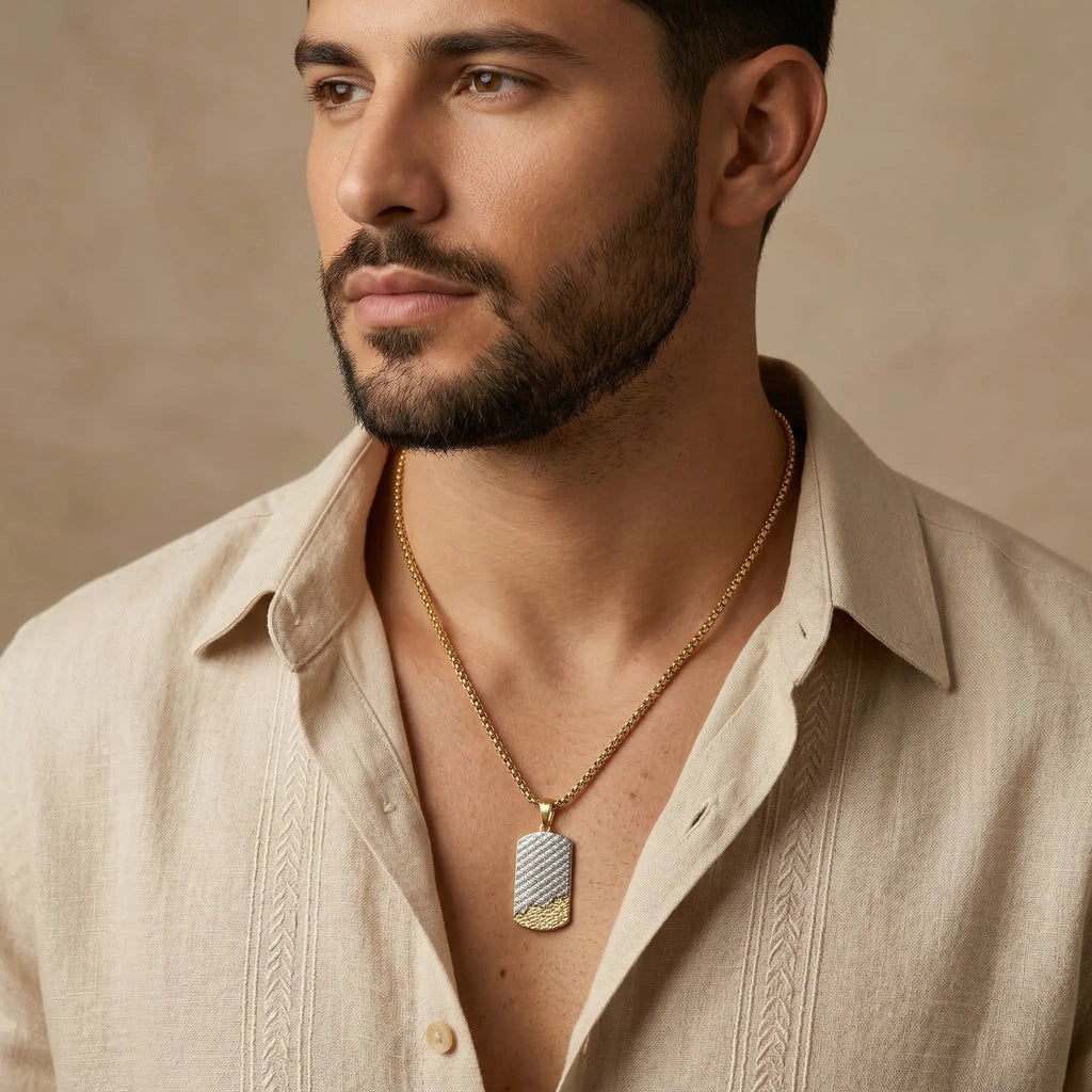 Titan Ridge Dog Tag Necklace